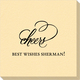 Refined Cheers Linen Like Napkins Image 2 of 6